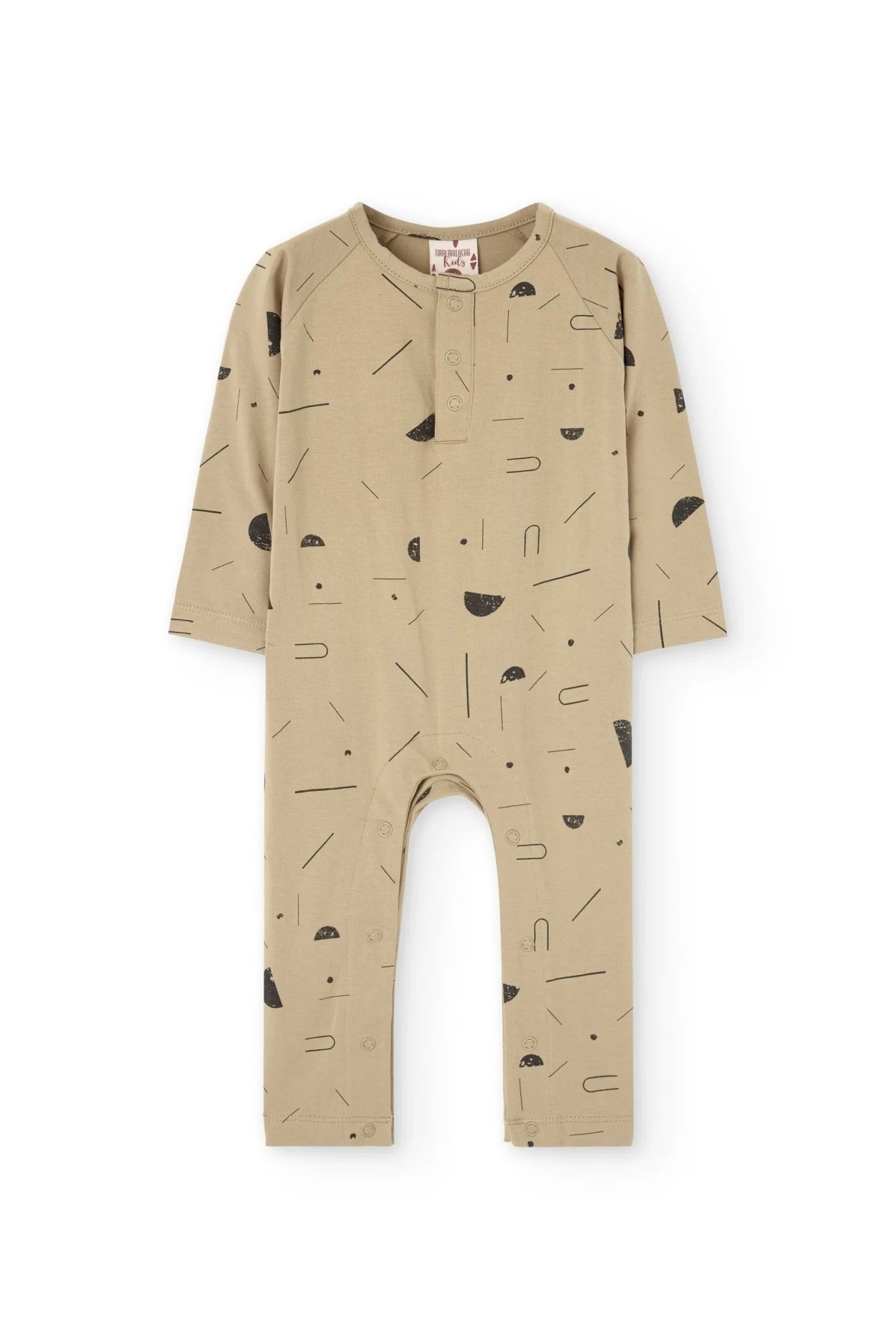 Baby's Guida Long Sleeve Jumpsuit Sidereal Rain Beige