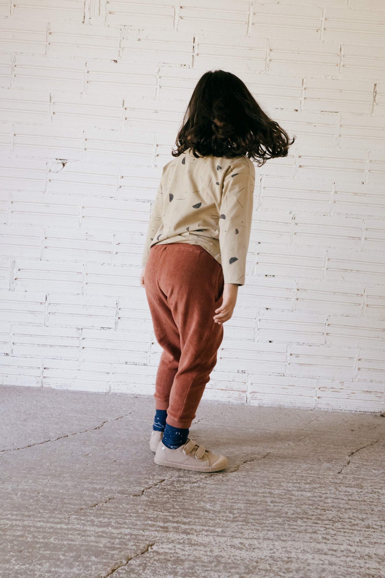 Galina Kinder Badstof Broek Rood