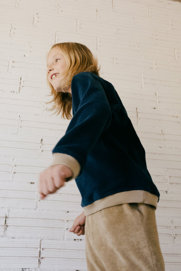 Ginger Kinder Sweater Blauw