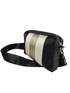 Kaste Stripe Bag Black/Silver/Light Green