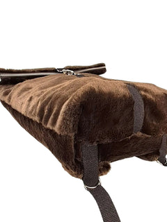 Kohmea Bag Brown Faux Fur