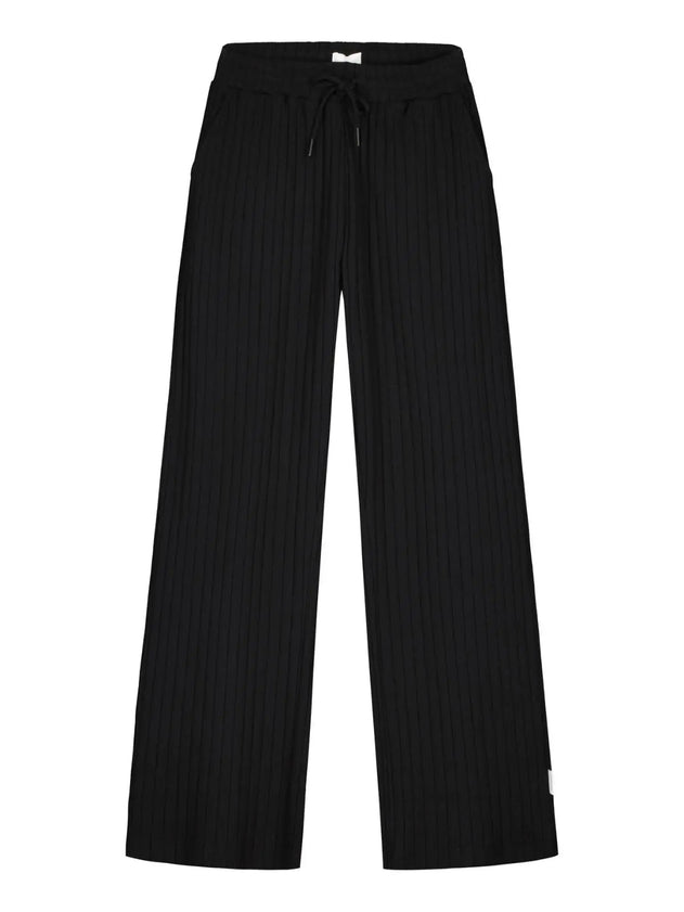 Virtaus Ribbed Knit Pants Black