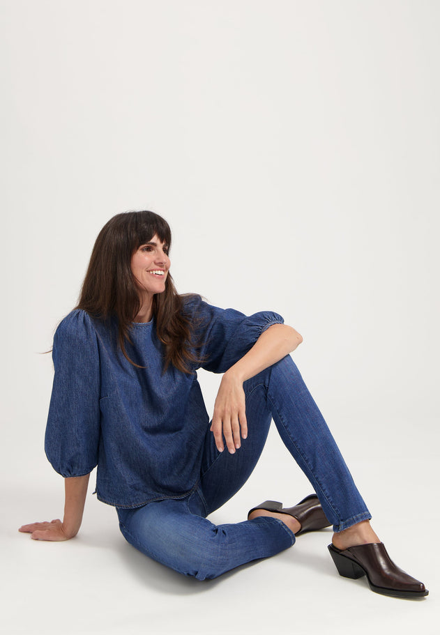 Gloria Shirt Stone Indigo