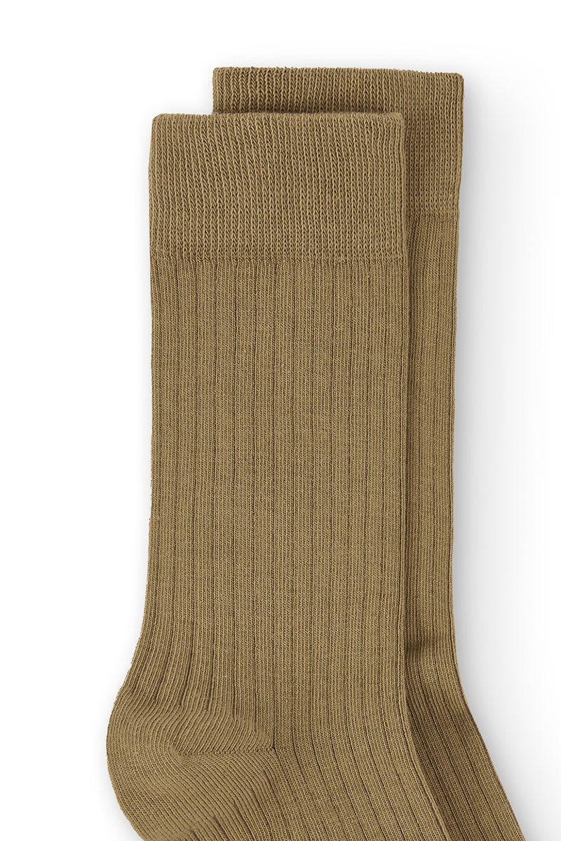 Ribsokken Beige