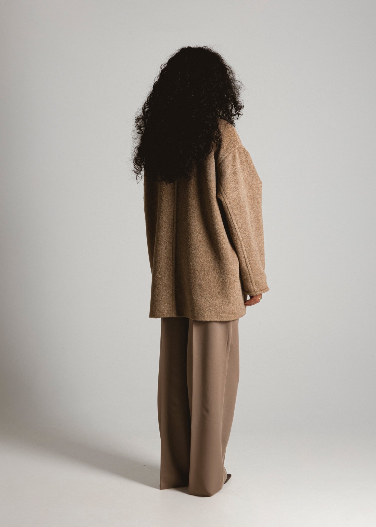 Astoria Wool Jas Bruin