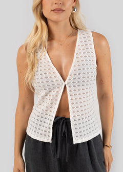 Devi Vest White