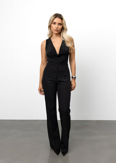 Jagger Flare Trousers Black