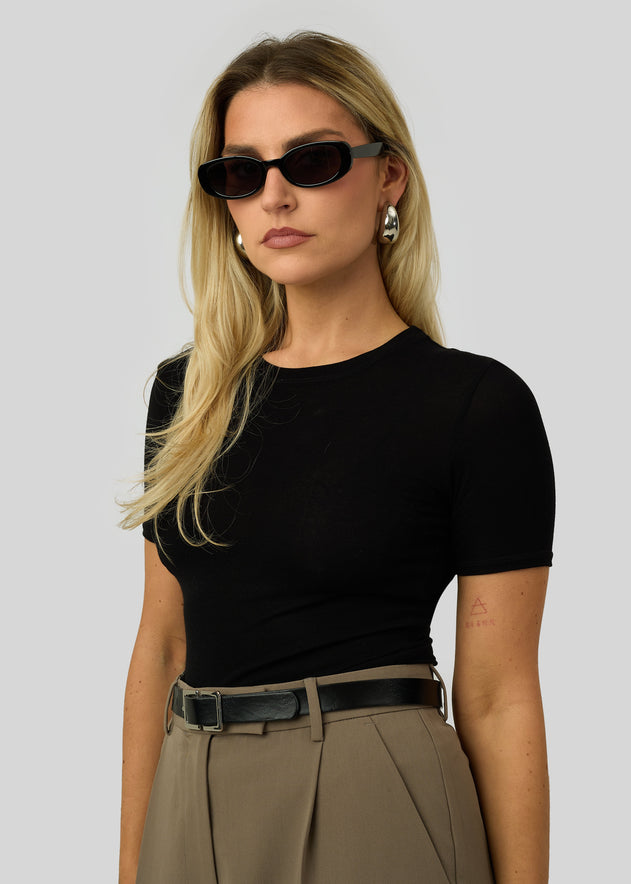 90’s Fitted T-Shirt Black