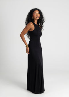 Florence Flowy Maxi Dress Black