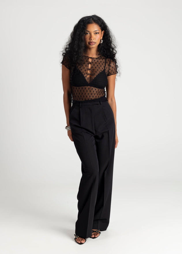 Jagger Tailored Trousers Black