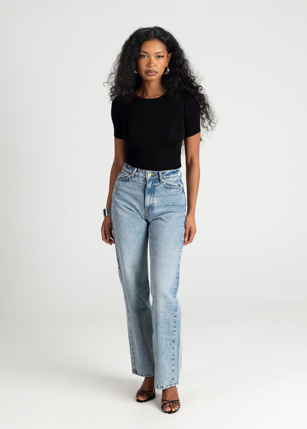 90’s Fitted T-Shirt Black