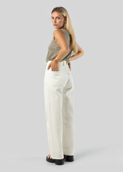 Damian Straight Fit Jeans White