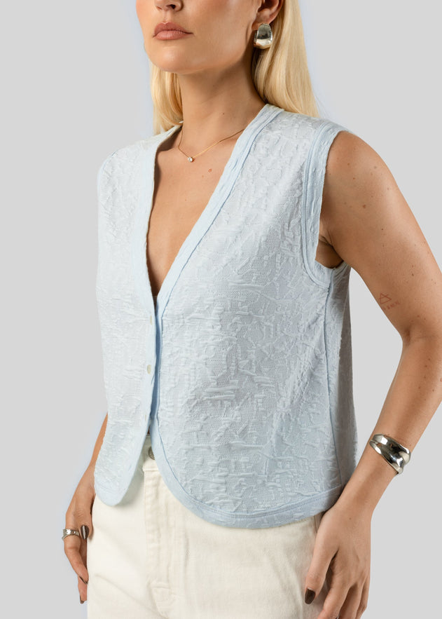 Cali Top Baby Blue