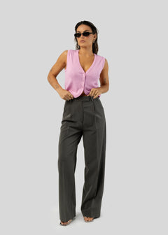 Jagger Getailleerde Broek Grijs