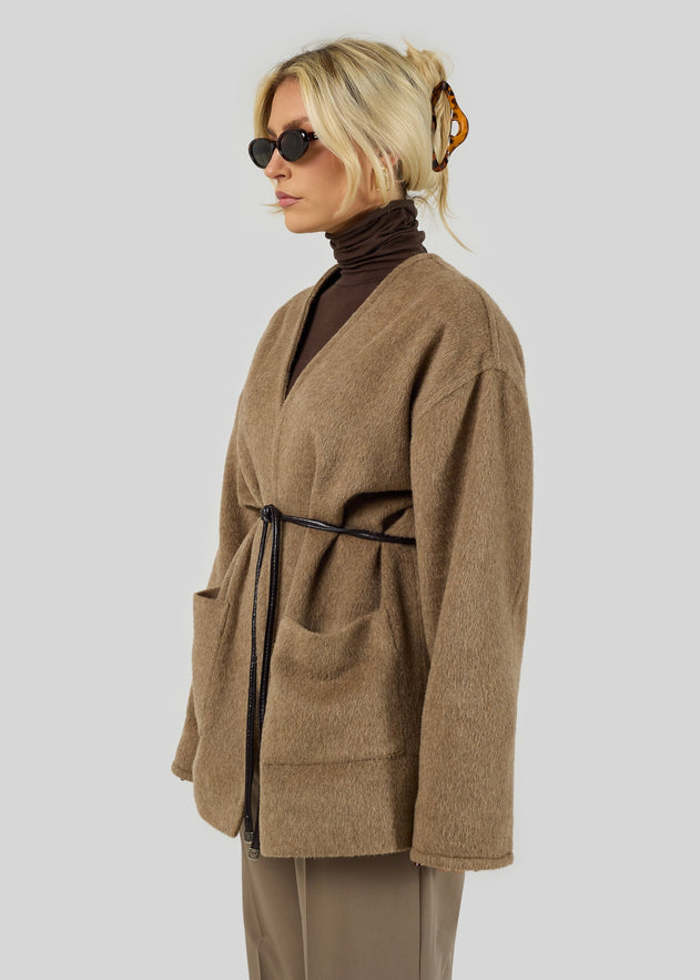 Astoria Wool Jas Bruin