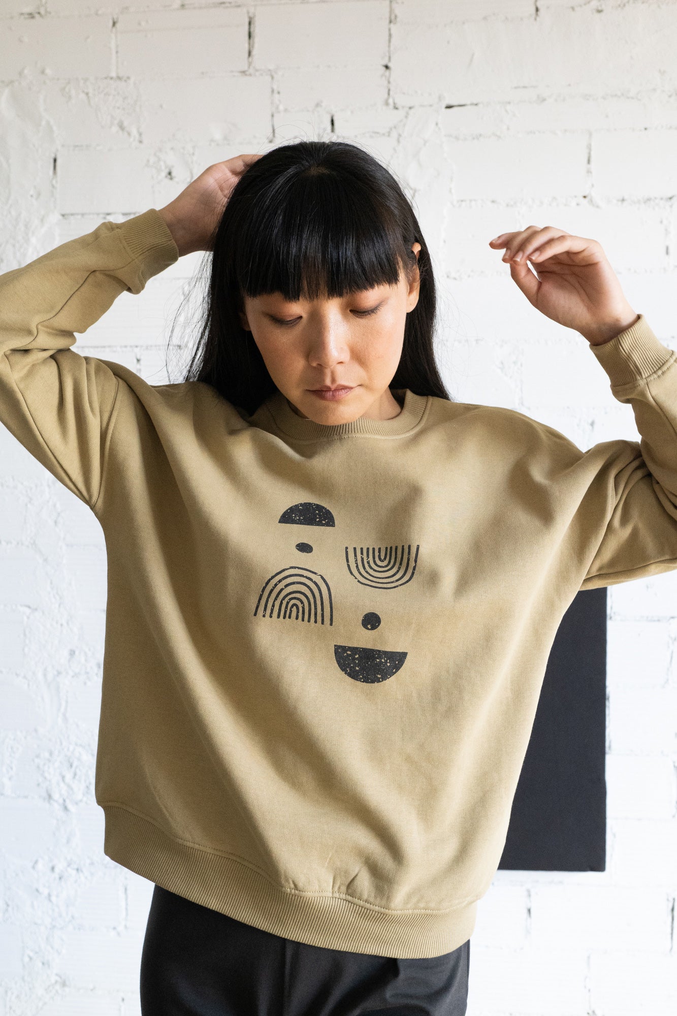 Gabriela Sweatshirt Sidereal Rain Beige