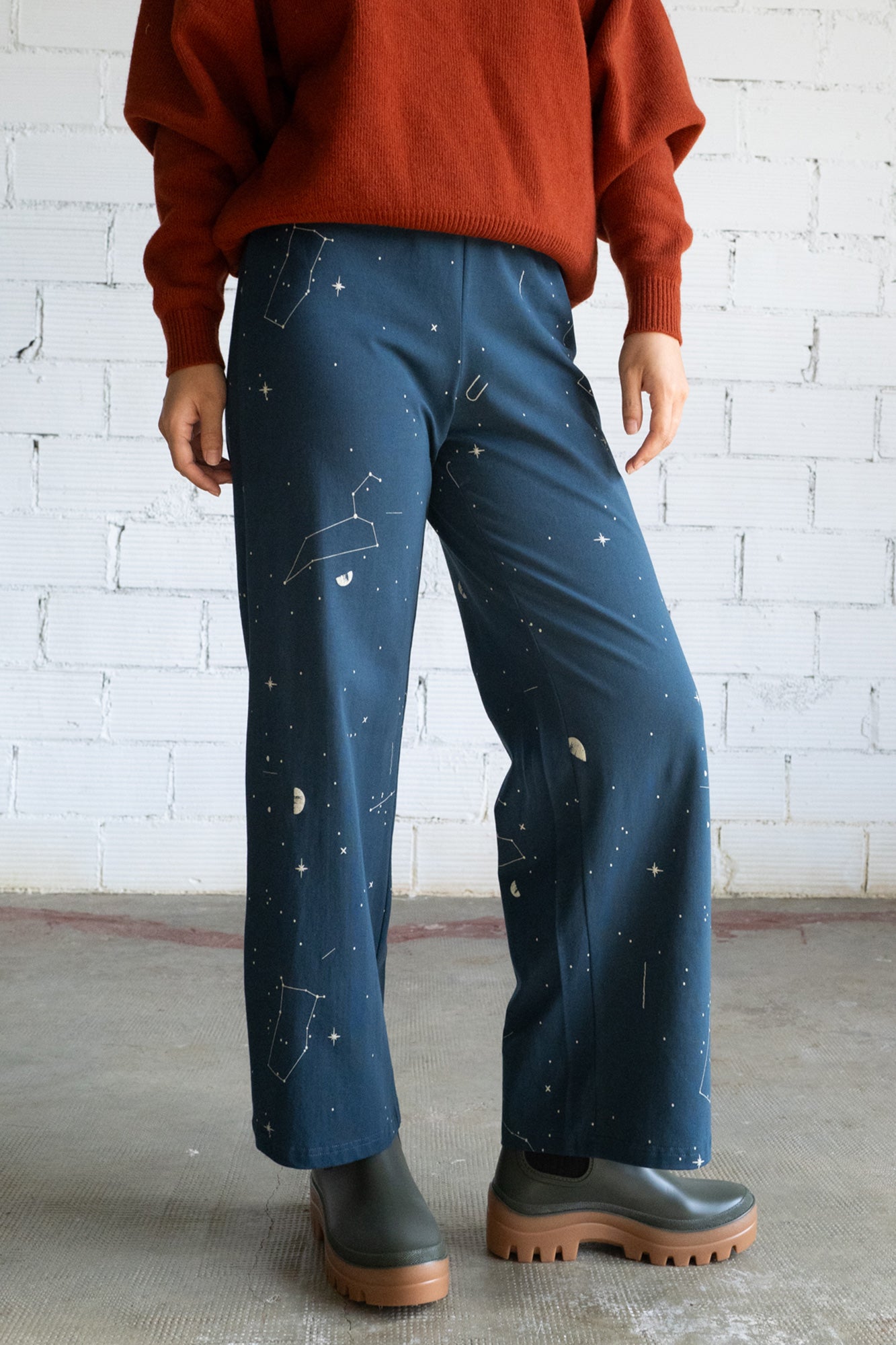 Gloria Trousers Blue Constellations