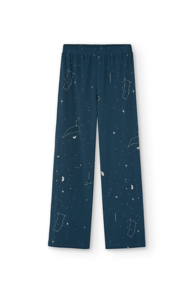 Gloria Trousers Blue Constellations