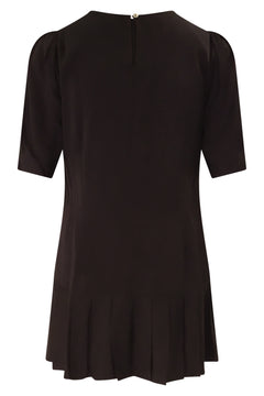 Pure Viscose Mini Dress With Ruffles