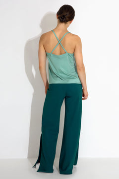 Harmony Glow Strap Top Green