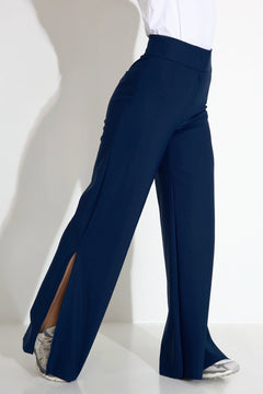 Harmony Trousers High Waisted Dark Blue