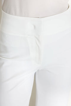 Harmony Trousers High Waisted White