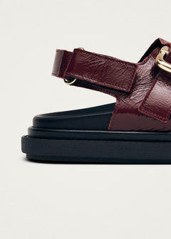 Harper Leather Sandals Onix Burgundy