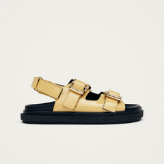 Harper Leather Sandals Onix Vanilla