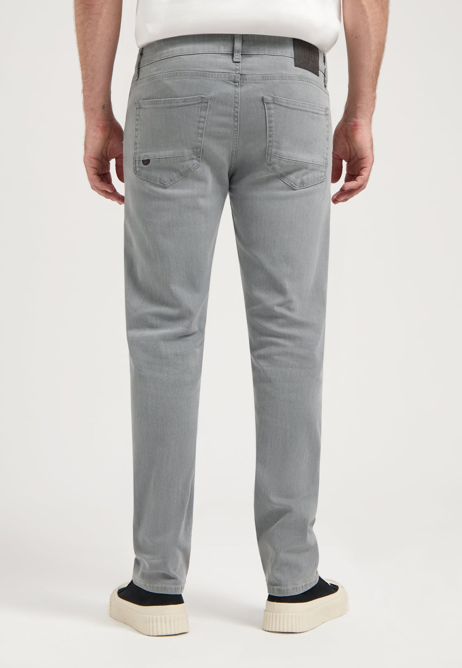 Bryce Mid Straight Jeans Light Grey