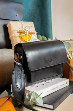 Harper Mini Black Classic Leather