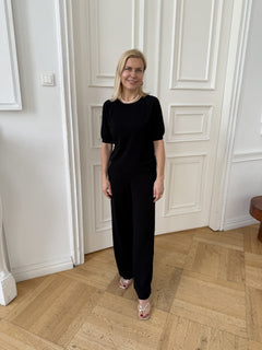 Amelié Knitted Trousers Black