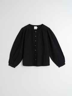 Double-Gauze Shirt Black