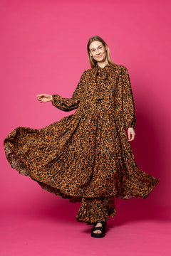 Long Flowy Dress Leopard