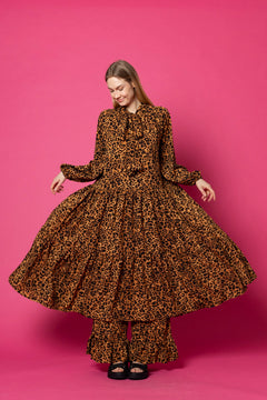 Long Flowy Dress Leopard