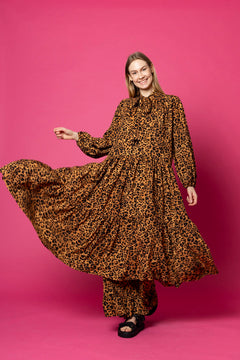 Long Flowy Dress Leopard