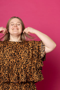 Flirty Blouse Leopard