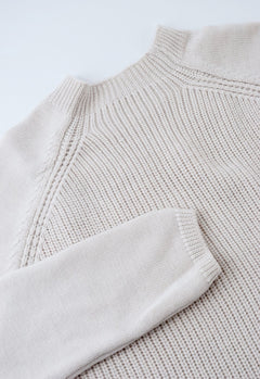 Katty Fine Merino Jumper Warm Sand