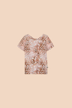 Kids' Cross Short Sleeve Shirt Copper Bambi