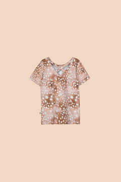 Kids' Cross Short Sleeve Shirt Copper Bambi