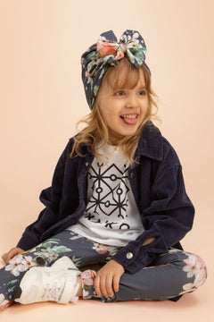 Kids' Valkama Headwrap Blue Blossom