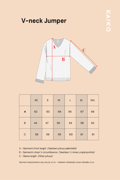 V-neck Jumper Pink
