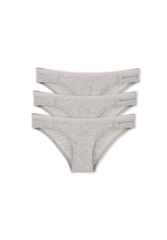 Kamilla Underpants 3-Pack Grey Melange