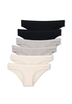 Kamilla Underpants Mix 6 Pack White