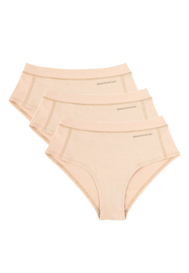 Karen Hipster Underpants 3-Pack Beige