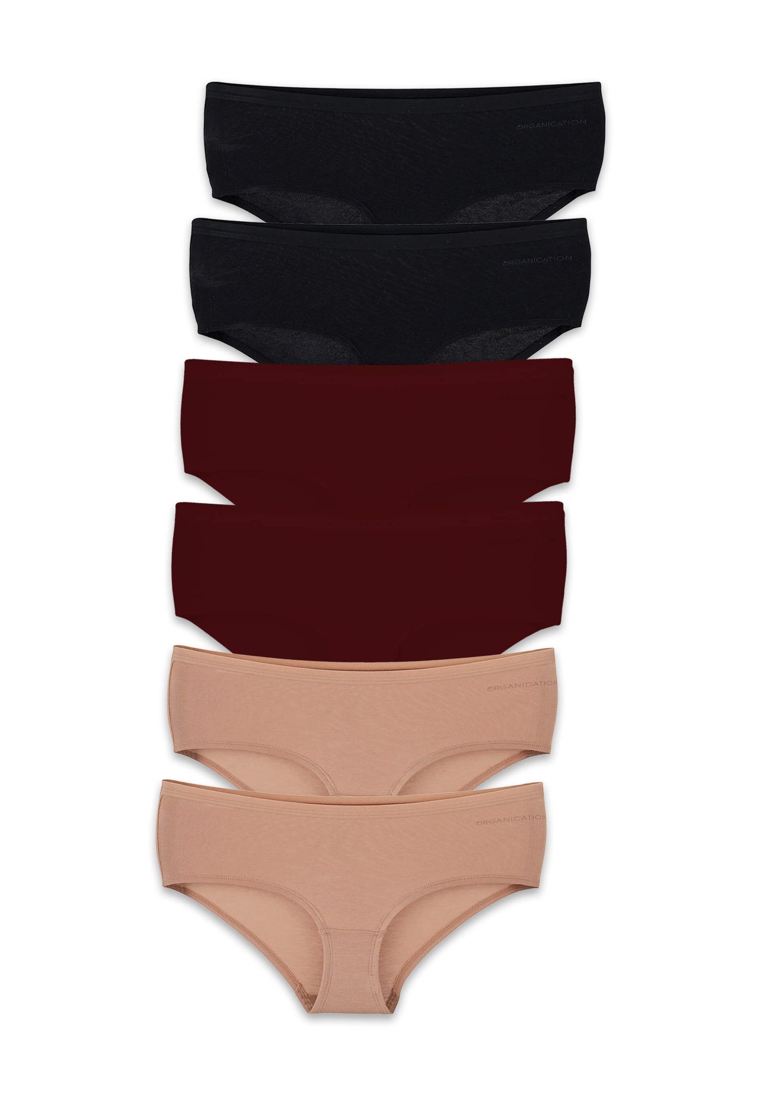 Karinna Hipster Underpants Mix 6 Pack Black