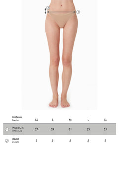 Kavinn Tanga Underpants 3-Pack Beige