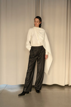 Dnipro Witte Lange Das Blouse