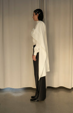 Dnipro Witte Lange Das Blouse