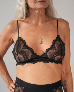 Kanten Bralette Saboteur Zwart