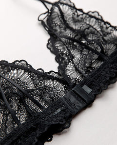 Kanten Bralette Saboteur Zwart